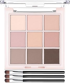 Paleta de sombra de ojos nude de 9 colores, k...