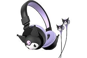 Anime - Sanrioed 2-in-1 Kawaii Wireless Bluetooth Headphones with Wired Earbuds