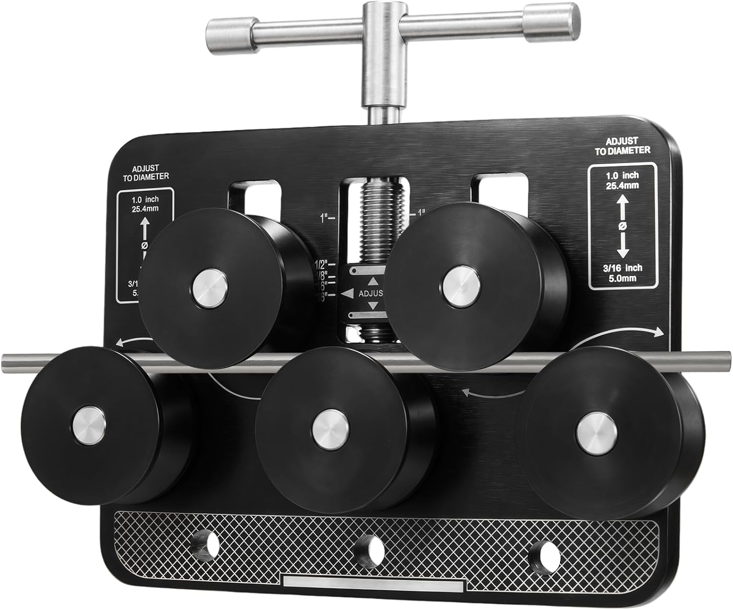 Tubing Straightener Tool for 3/16"-1.0" Tubes, Portable Aluminum Alloy Pipe Straightener, Ideal for Brake Lines, Copper Pipes, HVAC Tubing, PEX Pipes