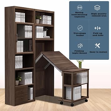 Create A Luxurious Bed Easy Murphy Table Hardware Kit, Hover in Mid Air Hydraulic Rod Gas Spring System Folding Wall Bed Hidden on The Wall