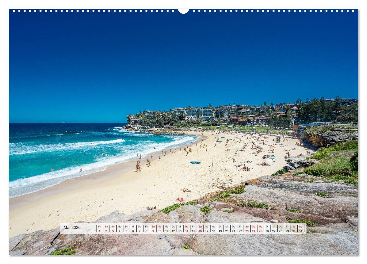 Sydney - Australien (hochwertiger Premium Wandkalender 2026 DIN A2 quer), Kunstdruck in Hochglanz: Australiens Metropole am Südpazifik (CALVENDO Orte)