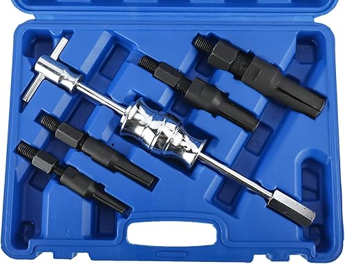 Miniatura 3 de Juego de martillo deslizante para extractor de cojinetes interiores ciegos, juego de extractor de 5 piezas, kit de extractor de cojinetes de pinza