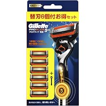 Gillette ProGlide Electric Razor, 1 Main Unit, 6 Replacement Blades Included, 1 of which is attached to the main unit