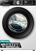 Hisense WD3S8043BW3 Waschtrockner/ConnectLife /16 Programme /8 KG, 54 Liter /1400 U/min/Dampffunktion/JetWash/Anti-Allergie Program/Auto Program/Eco Wash/Steam RefreshWeiß