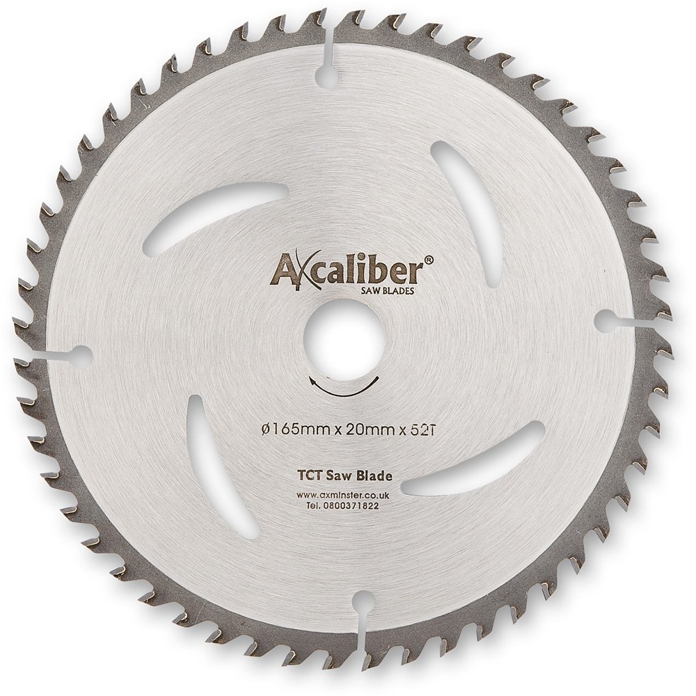 Axcaliber Contract TCT Saw Blade - 165mm x 1.5mm x 20mm 40T