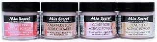 Mia Secret Cover Acrylic Powder 4 Pc Set - 1 oz Beige/Nude/Pink/Rose