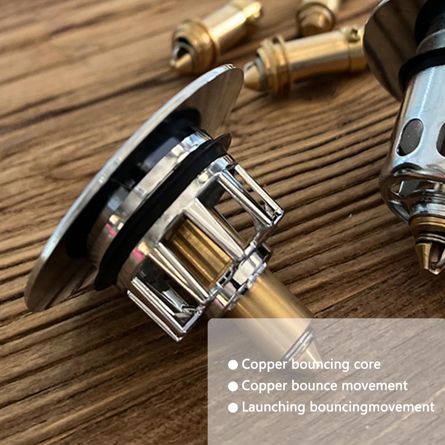 M8 Lavandino Di Ricambio Lavello Bagno Rifiuti Pop-up Click Clack - Foto 5