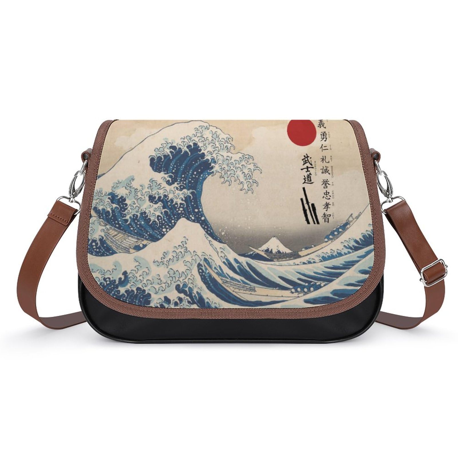 【確認画像】カスタム　ショルダーバッグ　レトログッズキャラクター　カバン しろたん スマホショルダー バッグ 黒 スマホポーチ / Mother garden