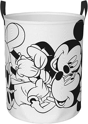 Amazon Co Jp ミッキーとミニー 1 ランドリーバスケット め出来る ランドリーバッグ 大容量 取っ手付き 折りたたみ式 防水 雑貨整理 収納便利 ランドリーかご 収納ボックス ランドリー収納 いろんなデザイン ホーム キッチン