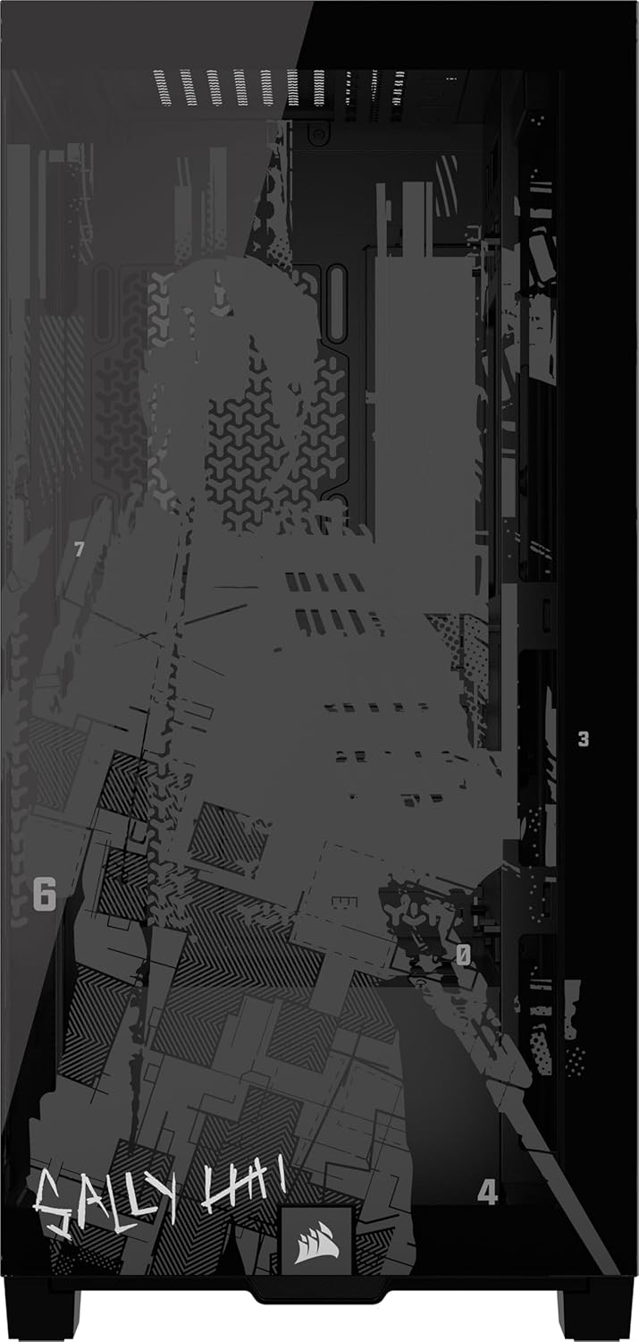 CORSAIR 3500X Call of Duty®: Black Ops 6 Edition Mid-Tower ATX PC Case – Panoramic Tempered Glass, Spacious Interior, ASUS BTF and MSI Project Zero Reverse Motherboard Compatible, No Fans Included