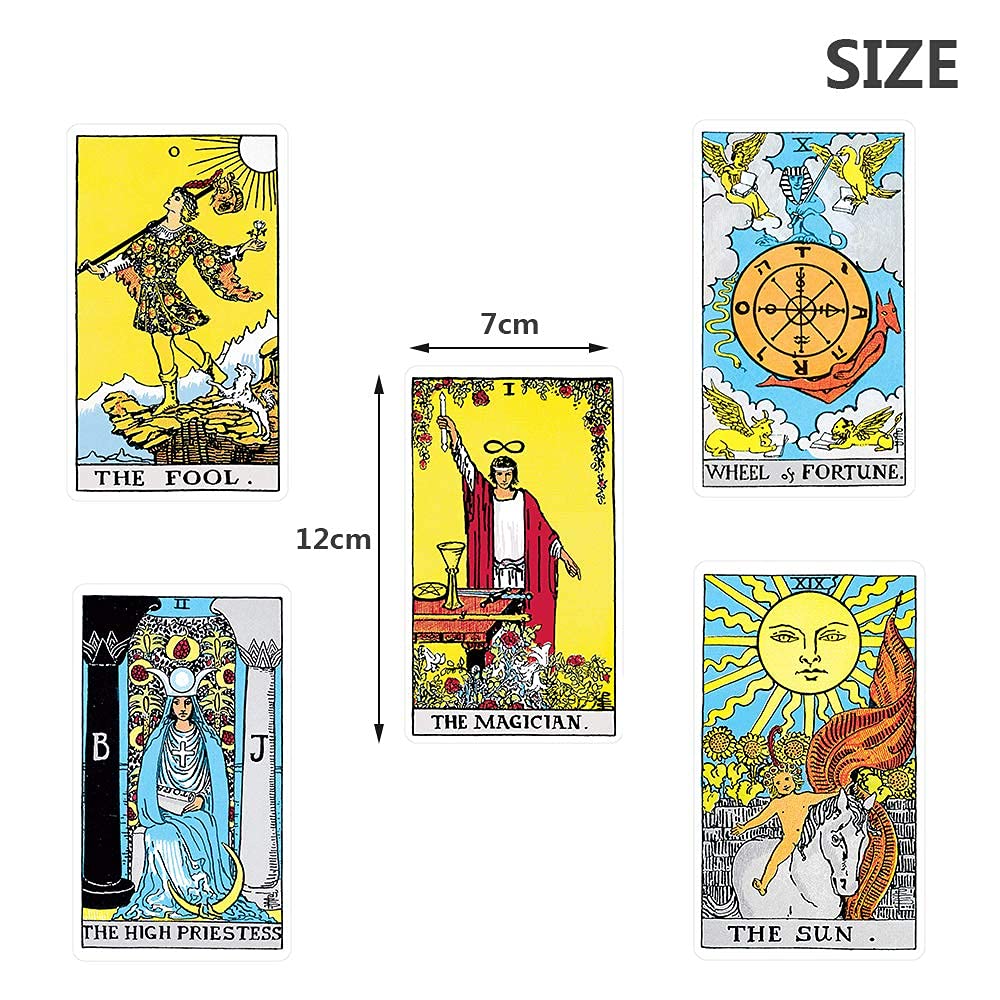 FANFX Tarot Cards Classic Rider Waite Tarot Cards Deck Original Pamela Colman Smith Artwork