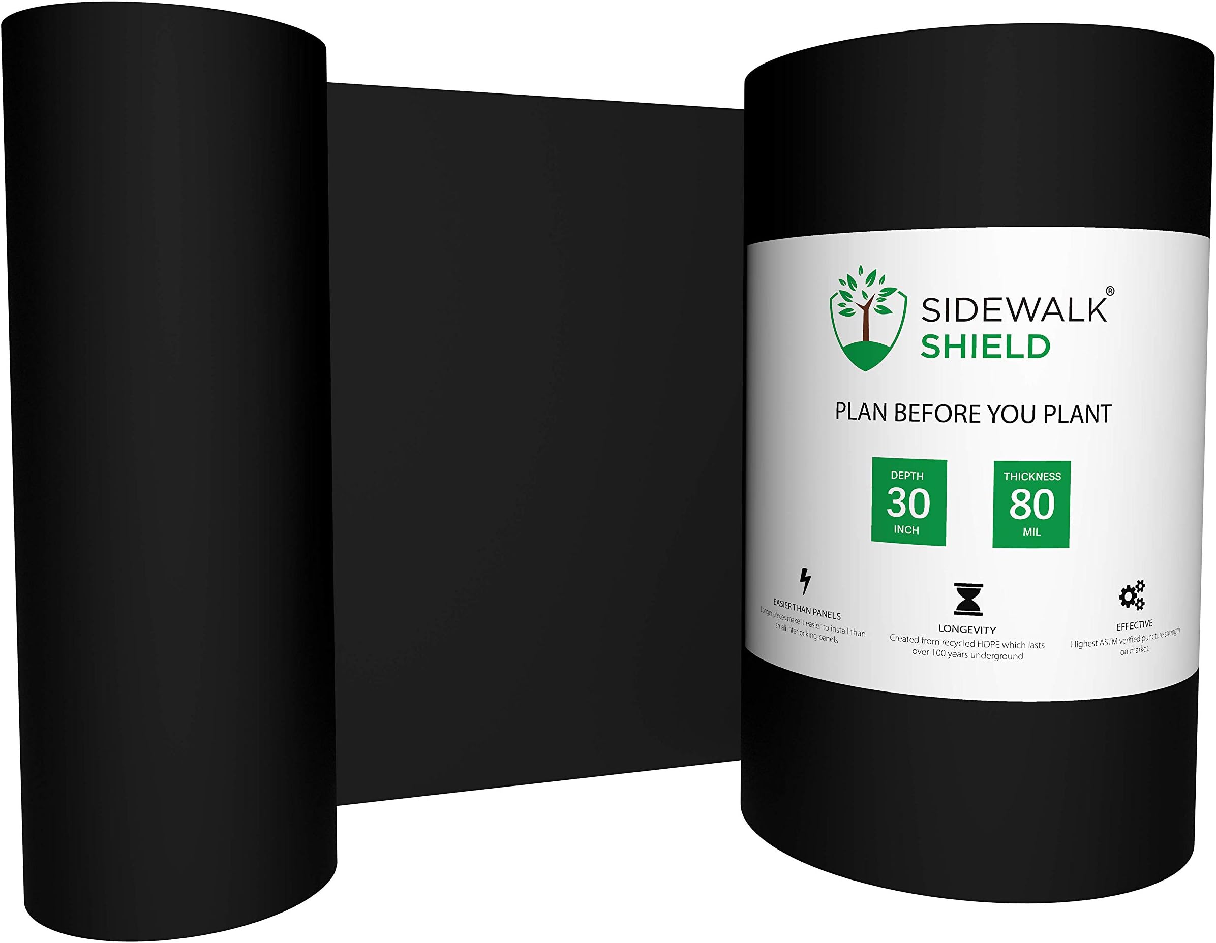 Tree Root Barrier (Standard Duty - 30 inch Depth, 75 feet)