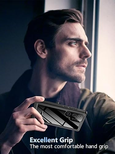 Vista 63 de Oterkin Funda impermeable para Samsung Galaxy S21 con protector de pantalla integrado, a prueba de polvo, a prueba de golpes, 360, carcasa Negro