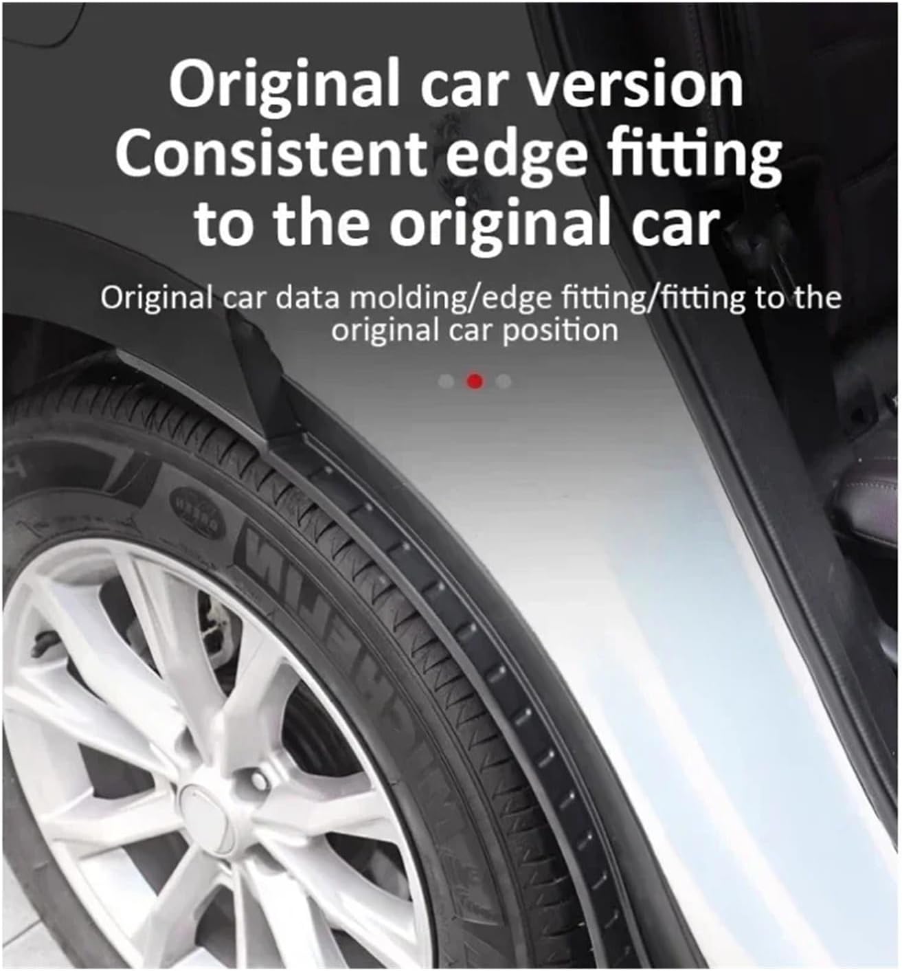 Easy Installation Car Mud Guards Fit for BYD Fang Cheng Bao Tai 3 Accessories 2025 2026 2027 Rear Door Lining Mud Flap Muaps Wheel Fenderr for All-Weather Protection(4PCS)