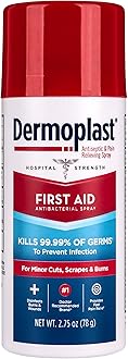 First Aid Spray, Analgesic & Antiseptic Spray for Wounds, Minor Cuts, Scrapes and Burns, Wound Care, 2.75 Ounce (Packaging May Vary)