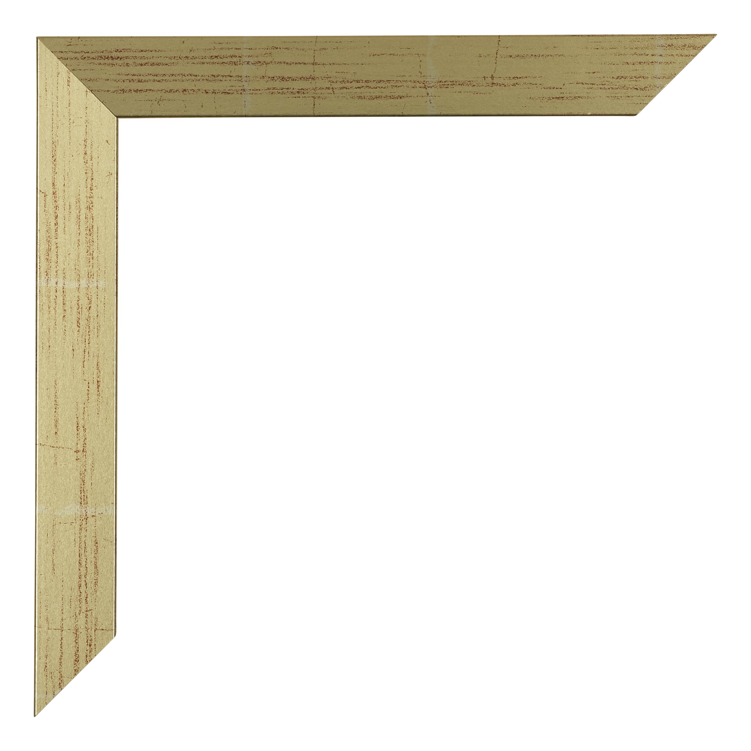 Marco de foto 70x90 cm - Dorado Brillante - Marco de fotos fabricado MDF en cristal acrílico antirreflectante - Marco 70x90 cm - Marseille