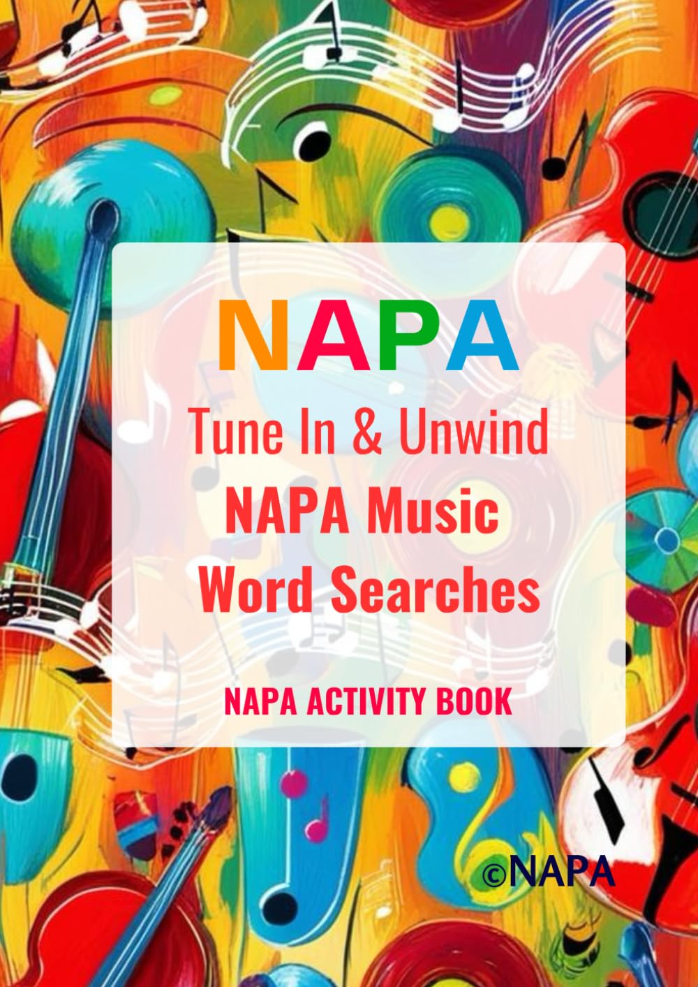 Tune In & Unwind - NAPA Music Word Searches