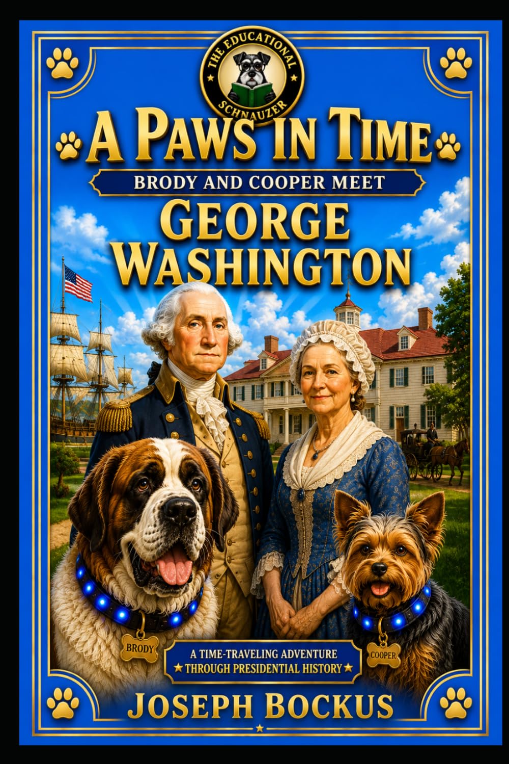 A Paws in Time: Brody and Cooper Meet George Washington: 1 (A Paws in Time: Brody and Cooper Meet The Presidents)