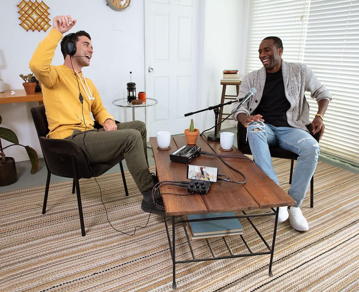 ROLAND GO:MIXER PRO-X Audio Mixer for Smartphones, Connect and Mix up to 7 Audio Sources, Add Studio Quality Audio to your Social Content and Livestreams, Compatible with iOS and Android devices