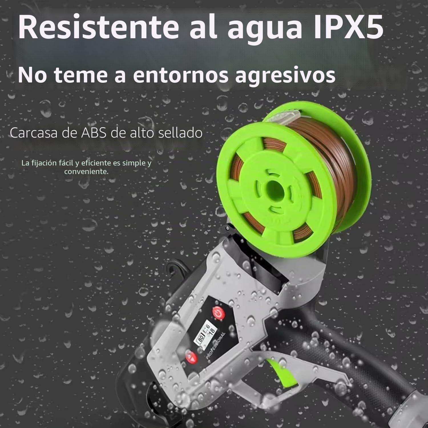 Atadora eléctrica para viñas, atadora de Ramas de jardín Recargable, con 2 baterías de Litio de 2 Ah, para Tomates, Verduras y Frutas de Exterior