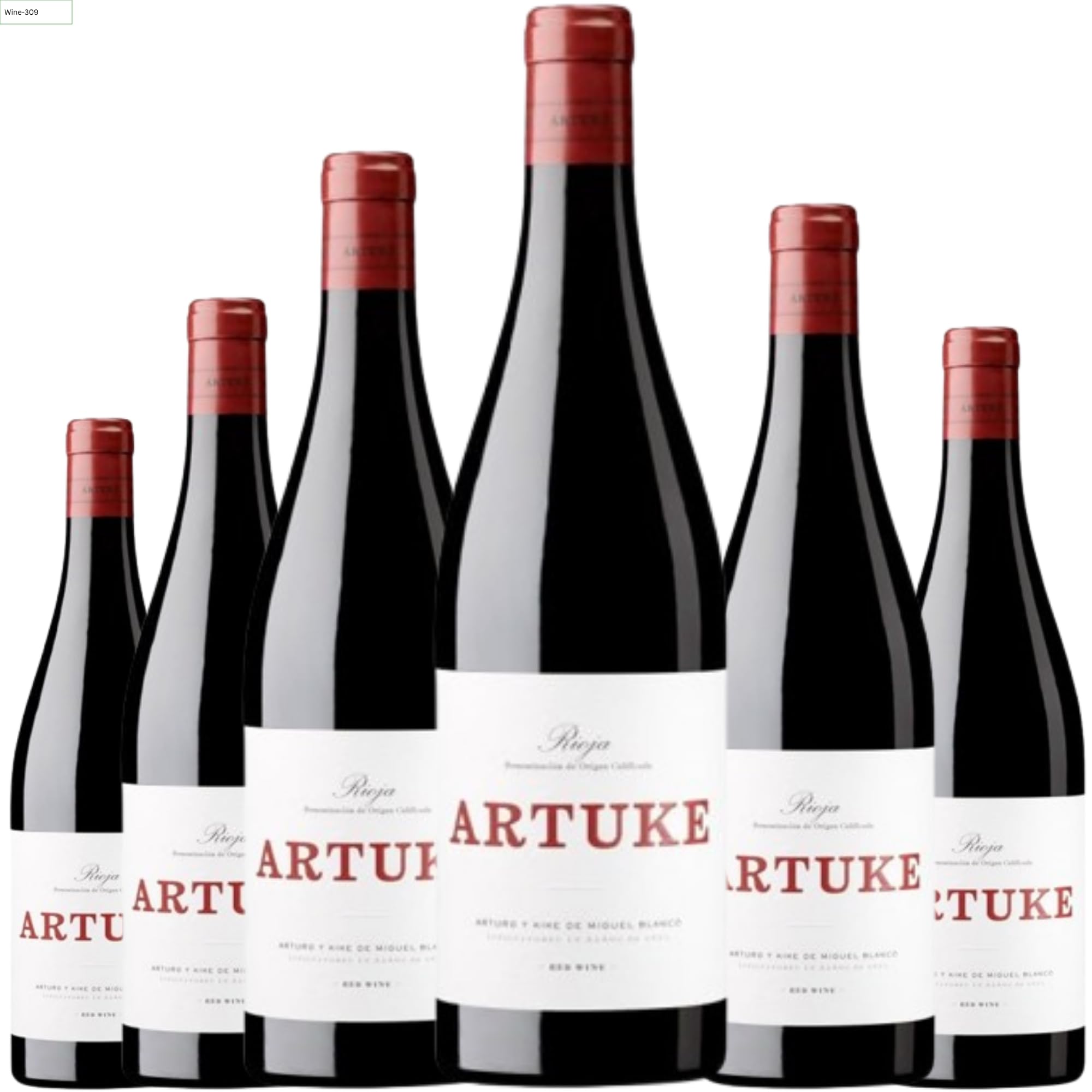 Artuke vino tinto joven con crianza ligera, mezcla de Tempranillo y Viura, expresión fresca y auténtica de Rioja para disfrutar a diario | 6 botellas