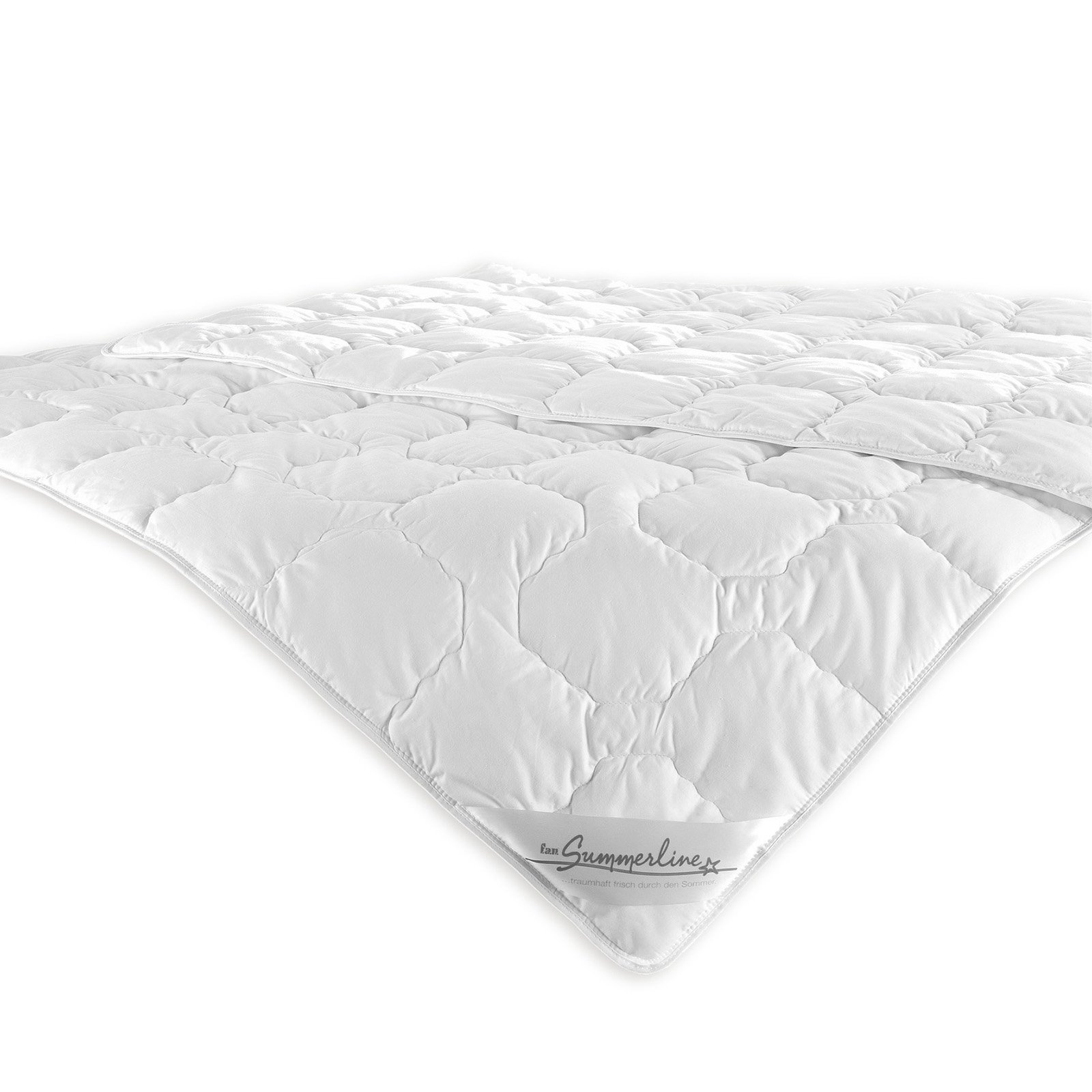 Frankenstolz f.a.n. Wash Cotton - Sommer Bettdecke, 135x200 cm, Weiß