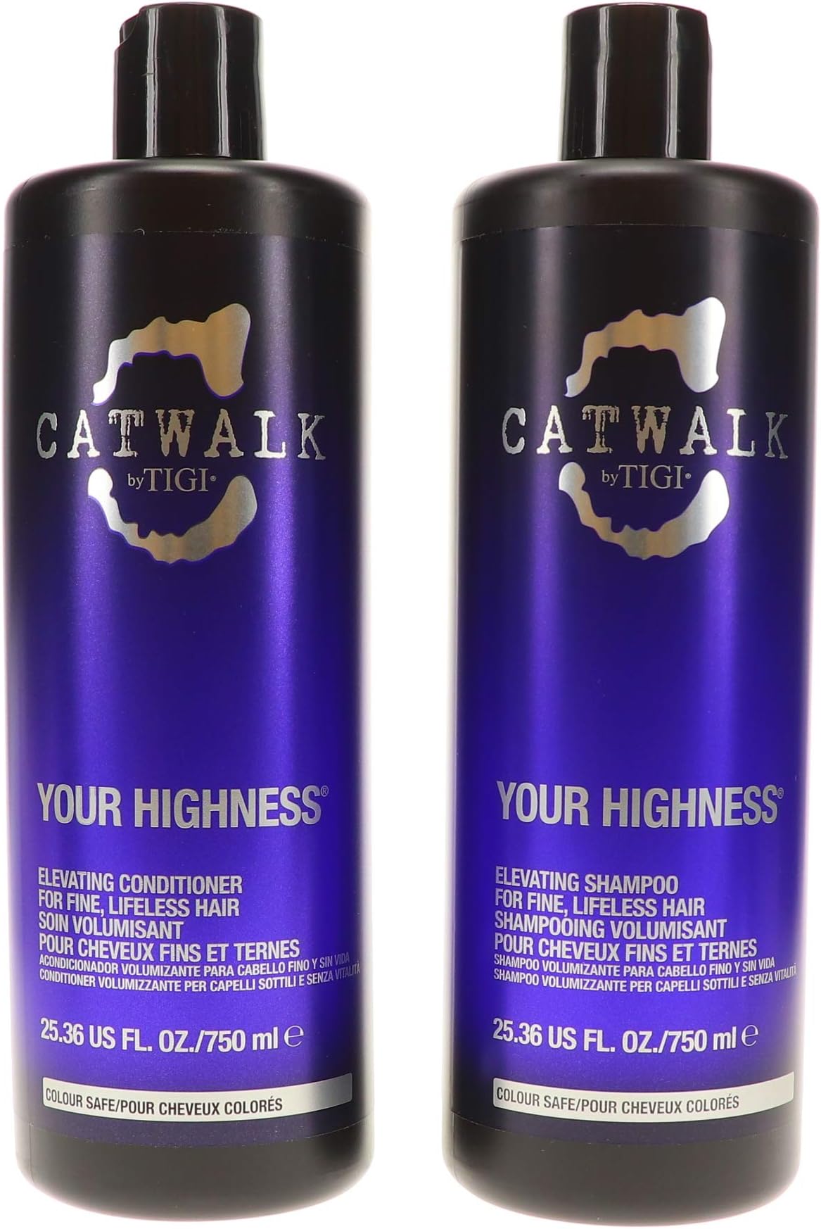 TIGI Catwalk Your Highness Volume Tween, 25.36 Oz Volumizing Shampoo and Conditioner Duo
