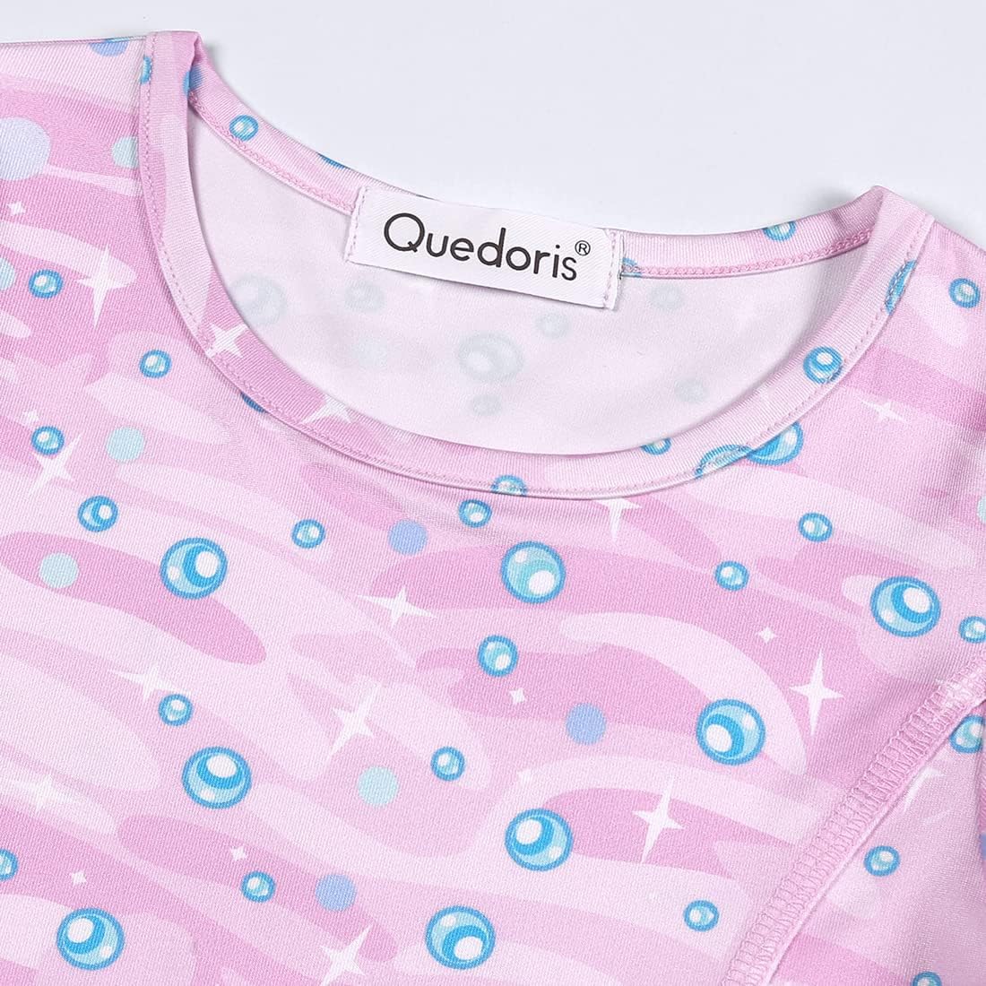 Quedoris Girls Dress Unicorn Printed Casual Party Twirly Dress for Kids in 2t to 10 Years - Image 4