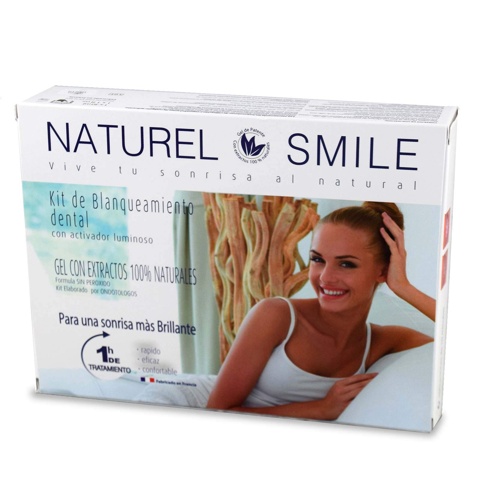 Naturel Smile Kit de Blanqueamiento Dental con Activador Luminoso