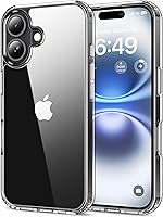 Vista 76 de HOOMIL Funda para iPhone 7 Plus/iPhone 8 Plus de 5.5 pulgadas, no amarillea, protección contra caídas, cubierta trasera dura transparente