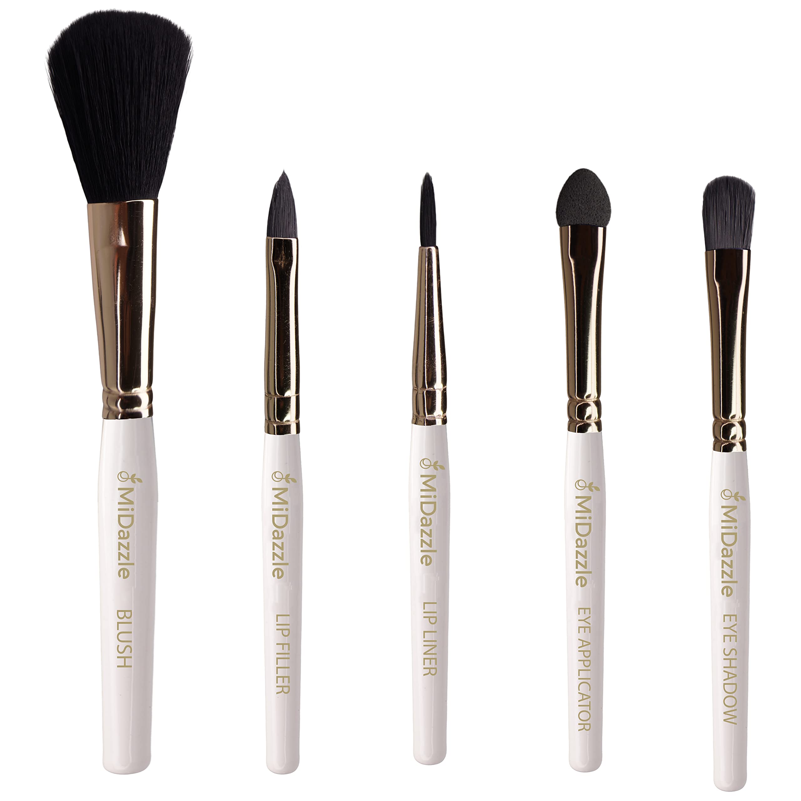Midazzle Professional Pack of 5 Mini Brush Set (MIMB00417)-image-38