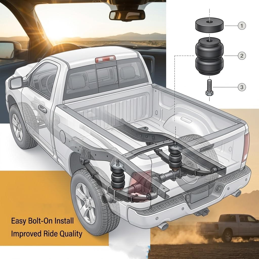 Rear Axle Helper Springs Kit Compatible with 2000-2020 Chevrolet Tahoe/GMC Yukon, For 2002-20 Cadillac Escalade, For Chevy Avalanche/Suburban XL 1500,Suspension Cushion Bump Stop,Replace GMRYS4
