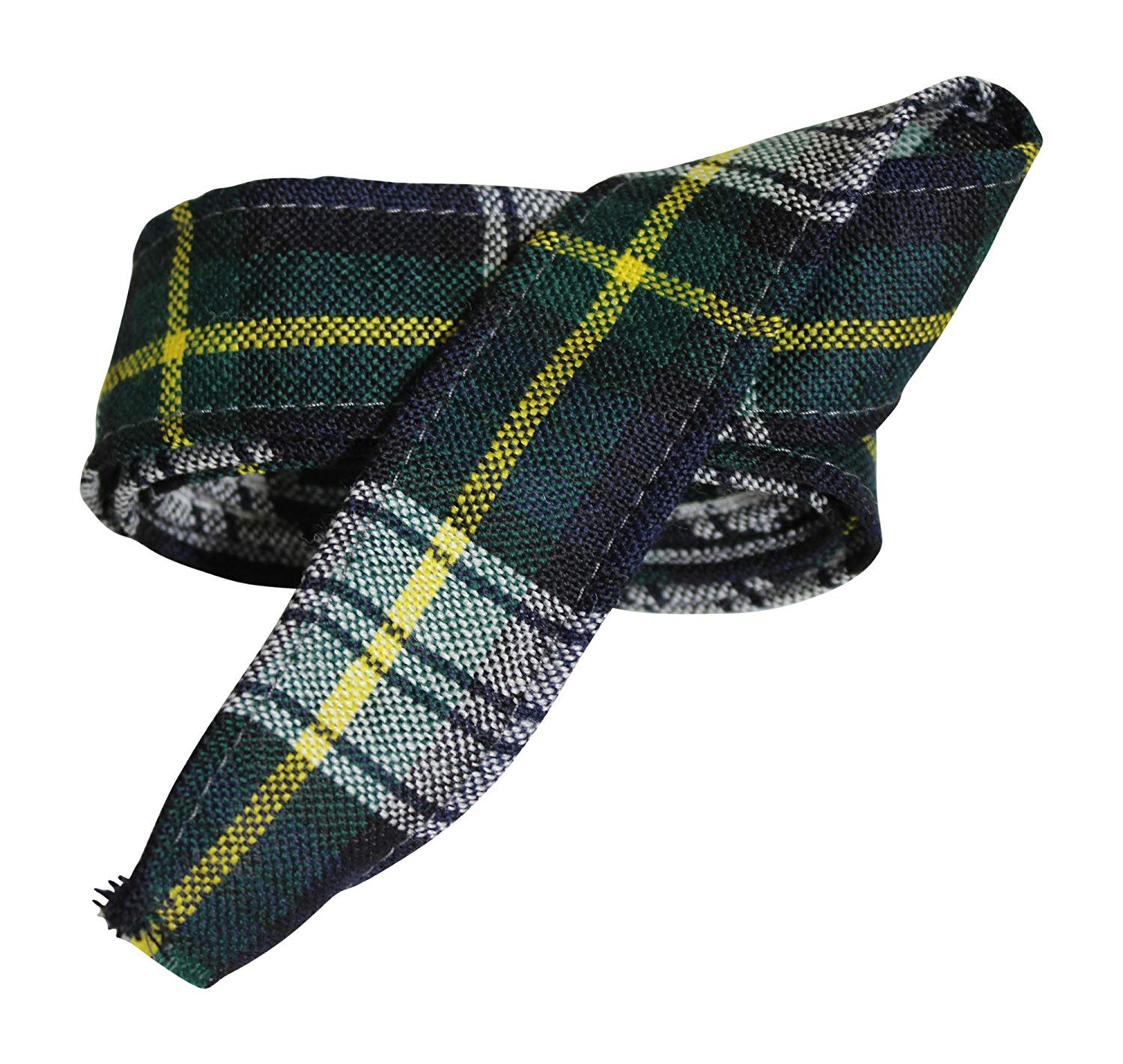 KWH 100% Pure Wool Traditional Dress Gordon Tartan Ribbon - 1.5 Inch x 54 Inches