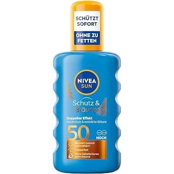 Nivea Sun Protection and Tan Sun Spray SPF 50 200 ml