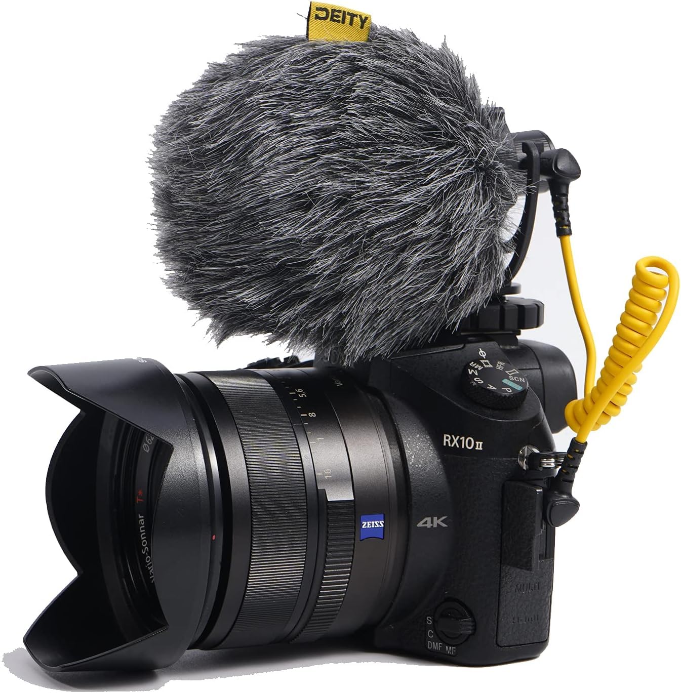 Deity Mikrofony V-Mic D4 DUO Dual-Capsule Micro Camera Mount Shotgun Mikrofon, Podwójne wzory odbioru kardioidalnego, Plug and Play, z mocowaniem wstrząsowym Rycote Lyre do lustrzanek cyfrowych,