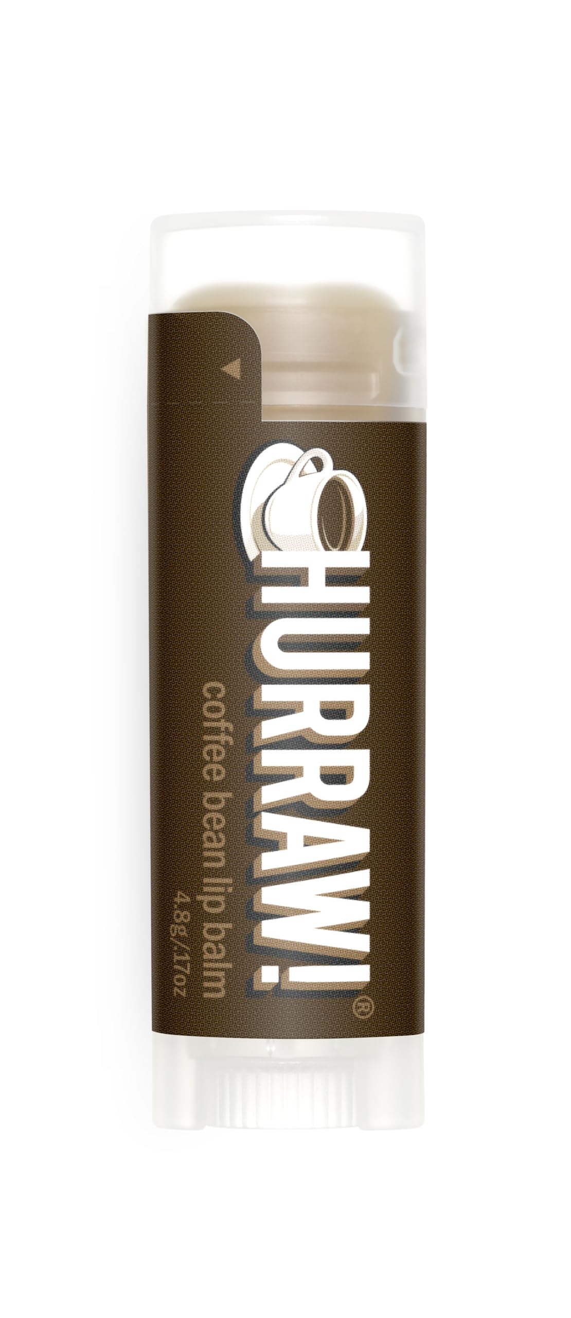 Hurraw! Coffee Bean Lip Balm: Organic, Certified Vegan, Cruelty and Gluten Free. Non-GMO, 100% Natural Ingredients. Bee, Shea, Soy and Palm Free. Made in USA