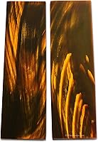 Vista 35 de Báscula de mango de cuerno de búfalo (parte superior plana) - (rojo vino) - (4.50 x 1.25 x 0.25)