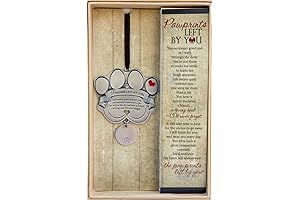 Precious Keepsake: Cherish "Pawprints Left by You" Pet Memorial Ornament