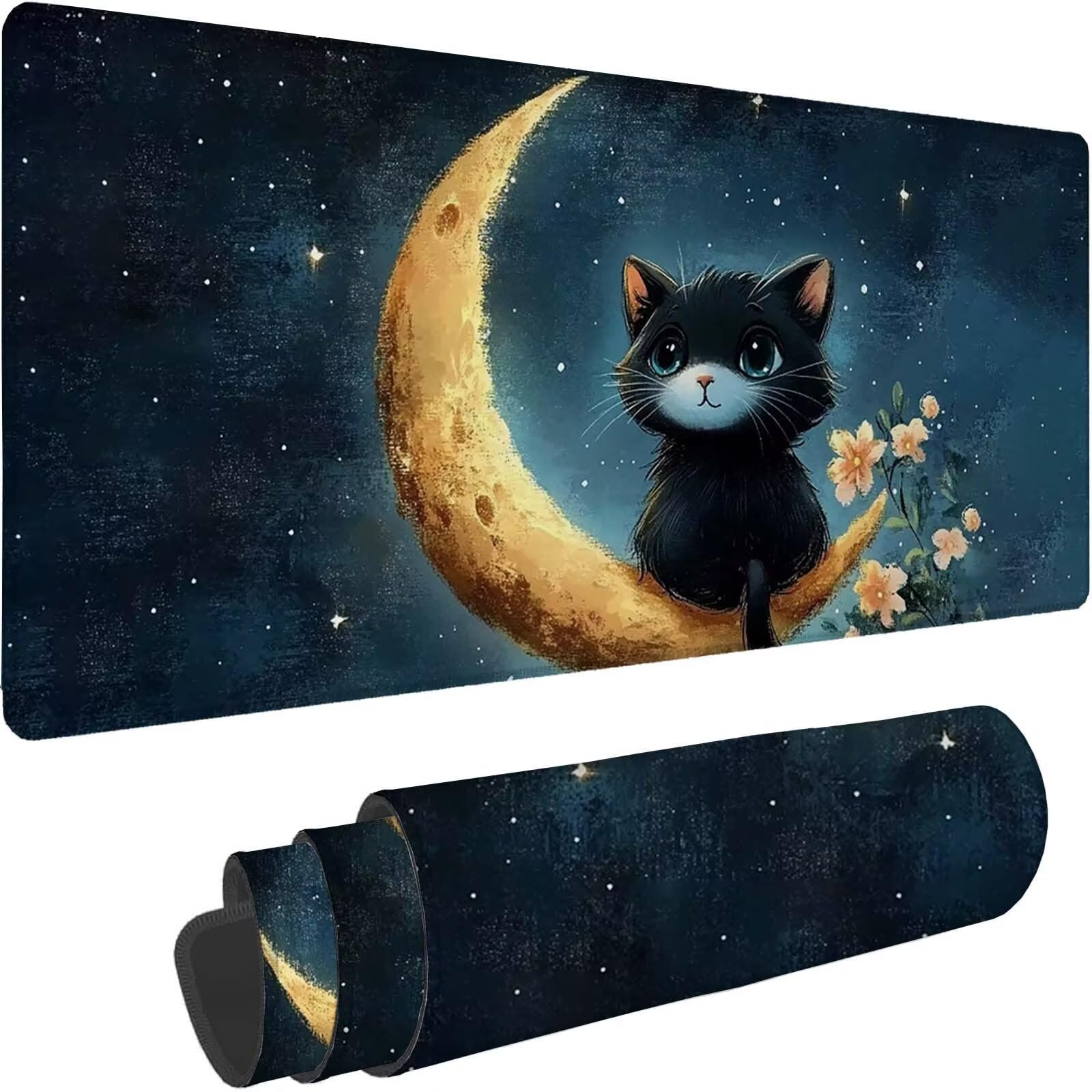 Tappetino Mouse 900x450mm | Superficie Ultra-Liscia | luna 0-z666