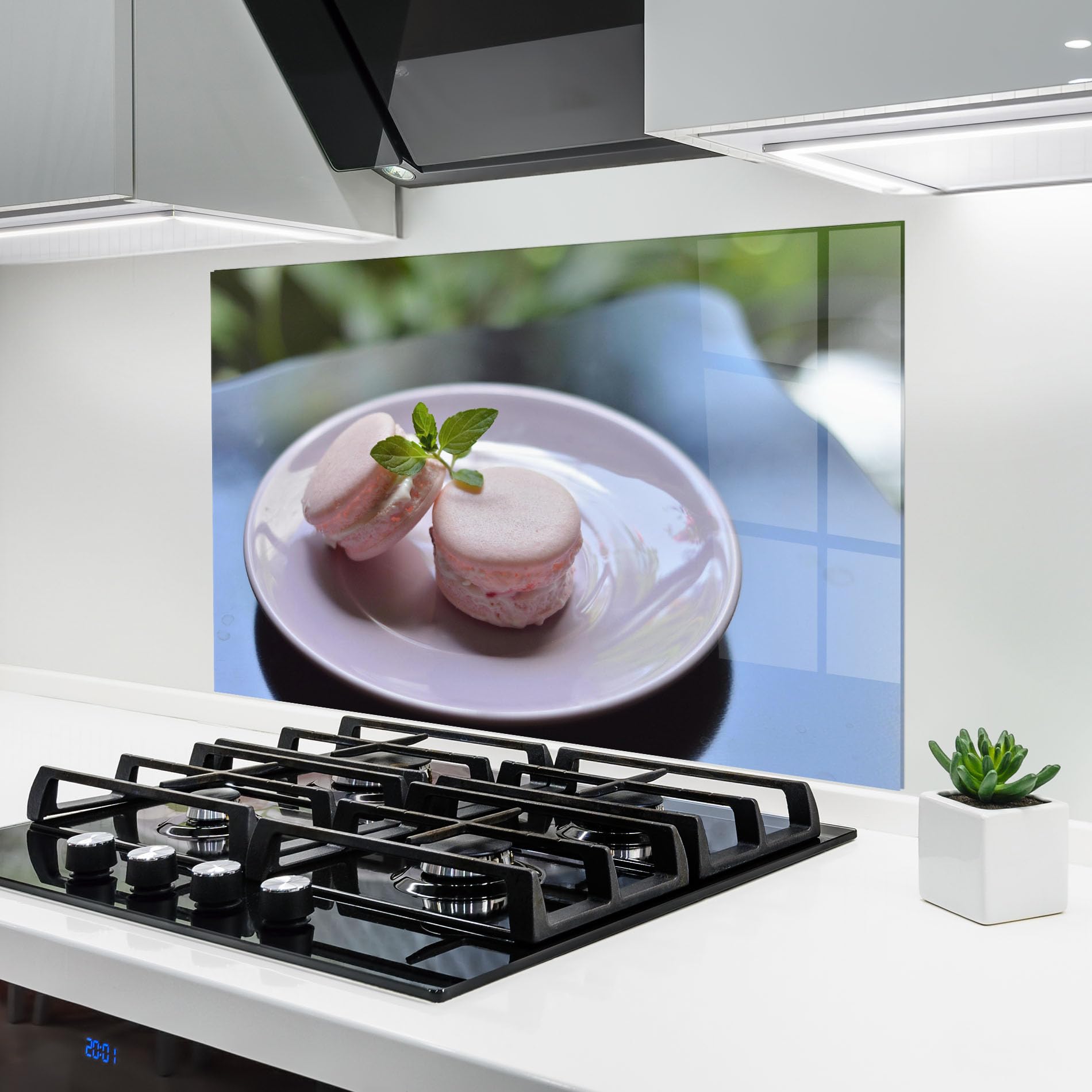 Crédence en verre trempé ARTHUB 60x100 cm pour égayer votre cuisine avec style et douceur