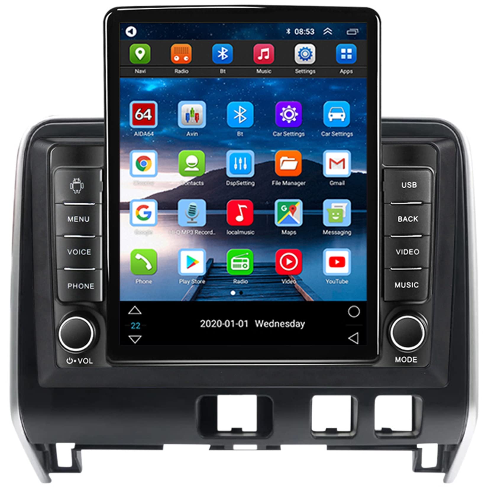 ワイヤレス carPlay アンドロイド自動表示 用の日産用のセレナ c27 