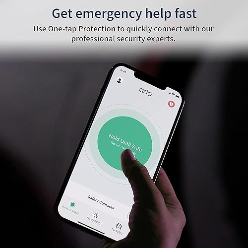 Miniatura 3 de Arlo Paquete familiar seguro  Plan familiar de aplicación segura de 1 año y accesorios de 2 botones  Llavero de seguridad para mujeres, asistencia