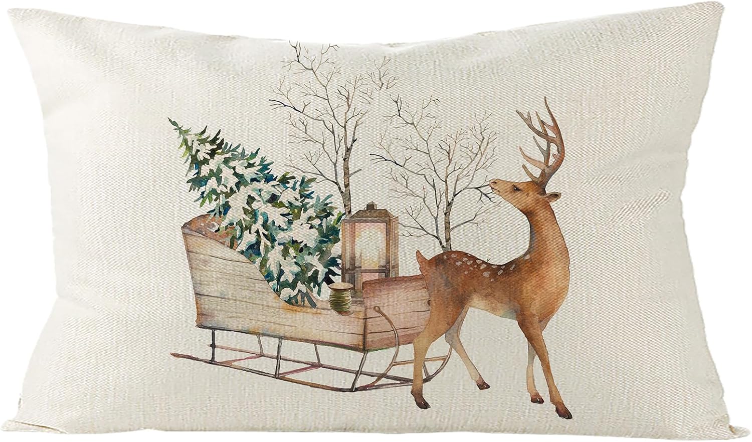 Christmas Cushion Covers 50x30, Christmas Pillow Covers, Xmas