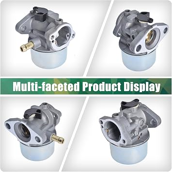 ALL-CARB 799868 Carburetor Replacement for briggs stratton 498170 498254 498255 498966 698444 799868 14111 6150 Replacement for Craftsman 625 4-7HP Engine