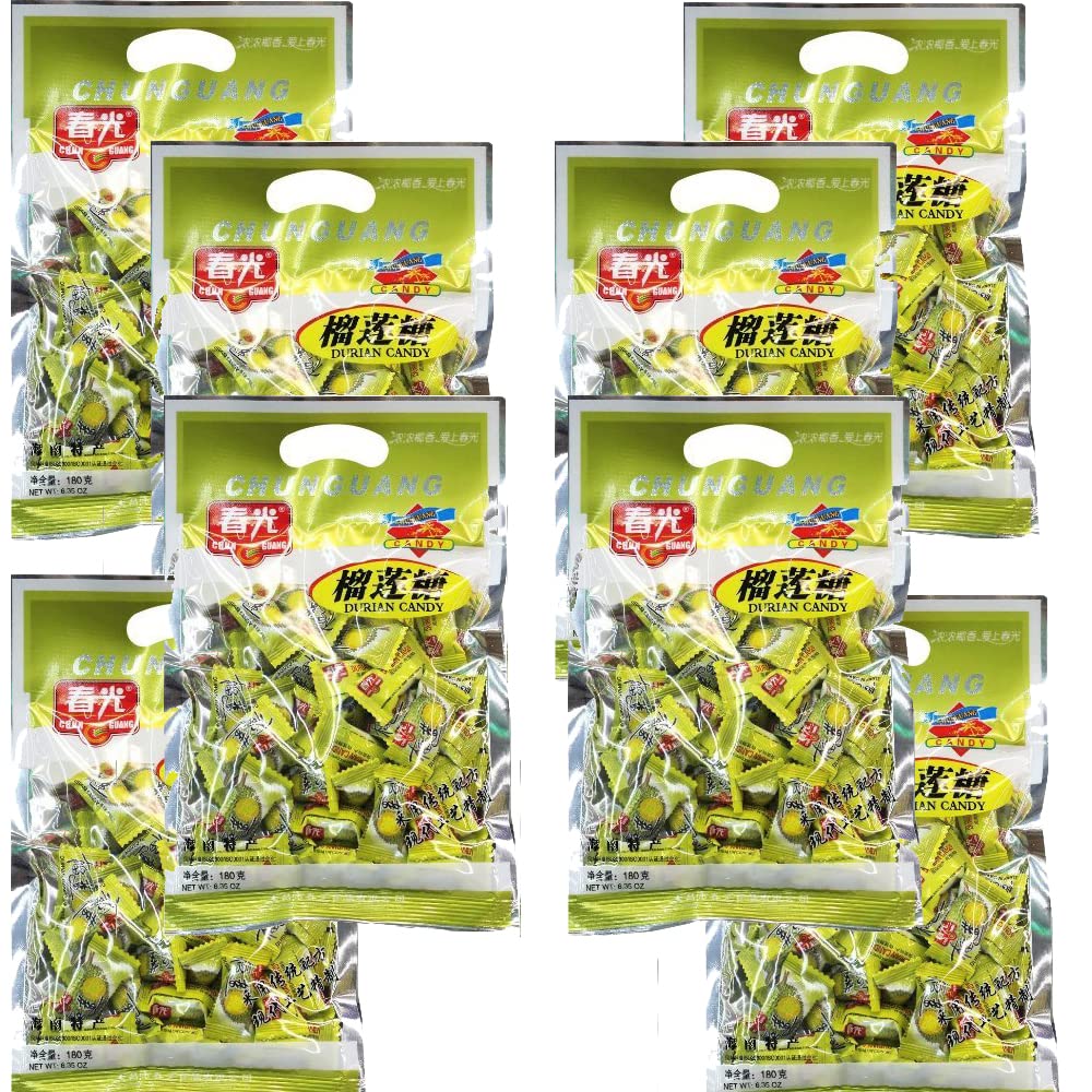 Amazon.com : Chun Guang Durian Candy (Durian 6.3oz, 8pack