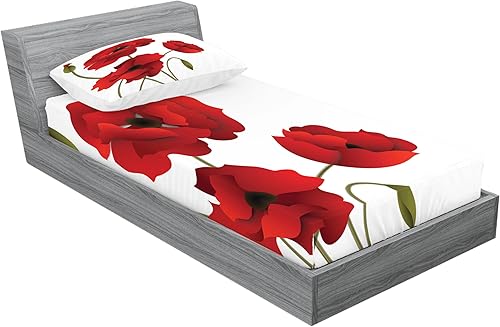 Miniatura 2 de Ambesonne Juego de sábanas y fundas de almohada multicolor