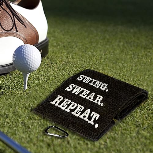 Miniatura 4 de Divertida toalla de golf, repetición de jurado, regalos de golf para hombres, accesorios de golf para hombres, toallas de golf bordadas para bolsas