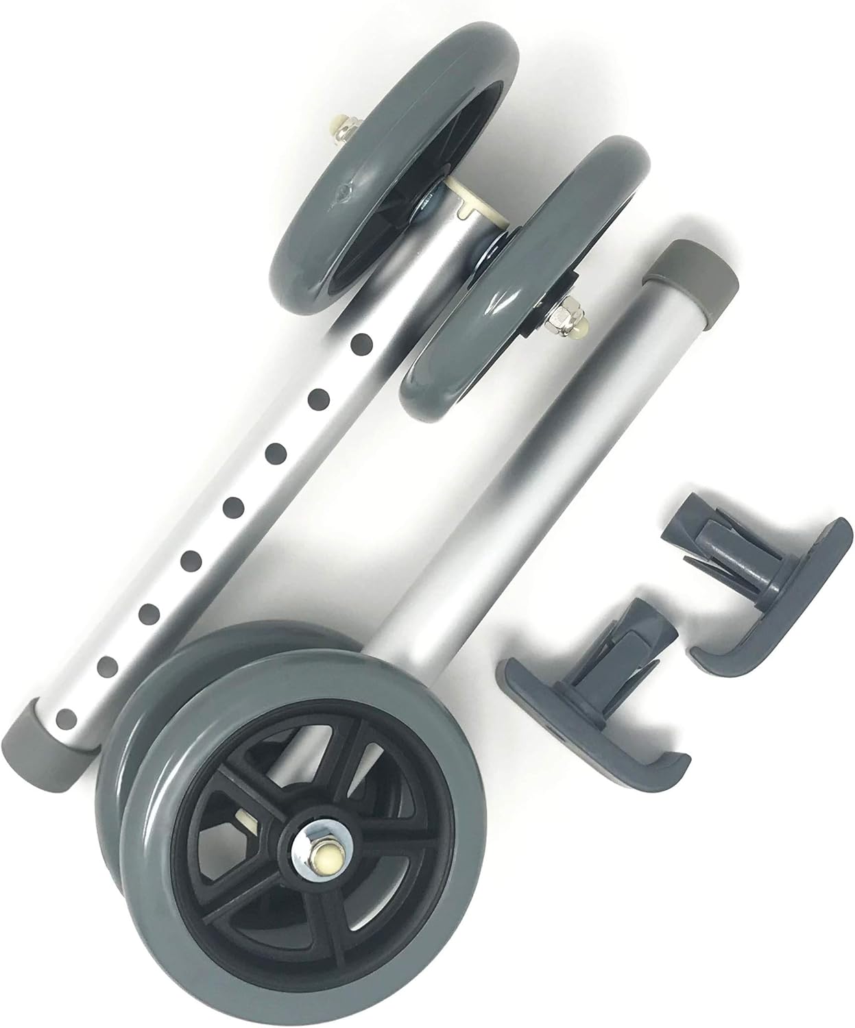 Top Glides Heavy Duty Bariatric 5" Walker Wheel Kit with