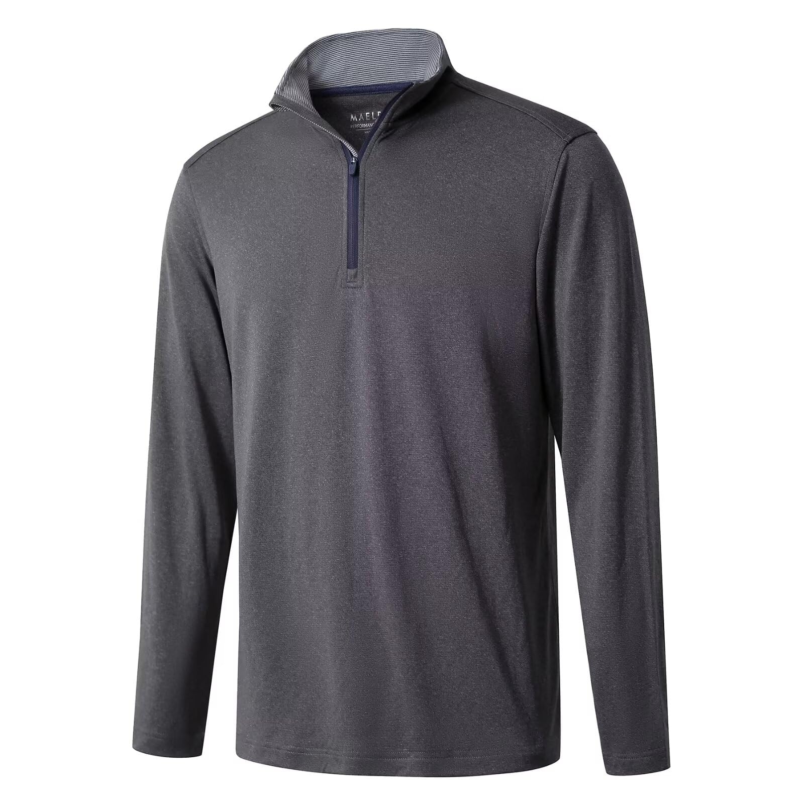 M MAELREG Quarter Zip Golf Pullover Men Dry Fit Long Sleeve Performance Wicking Mock Neck