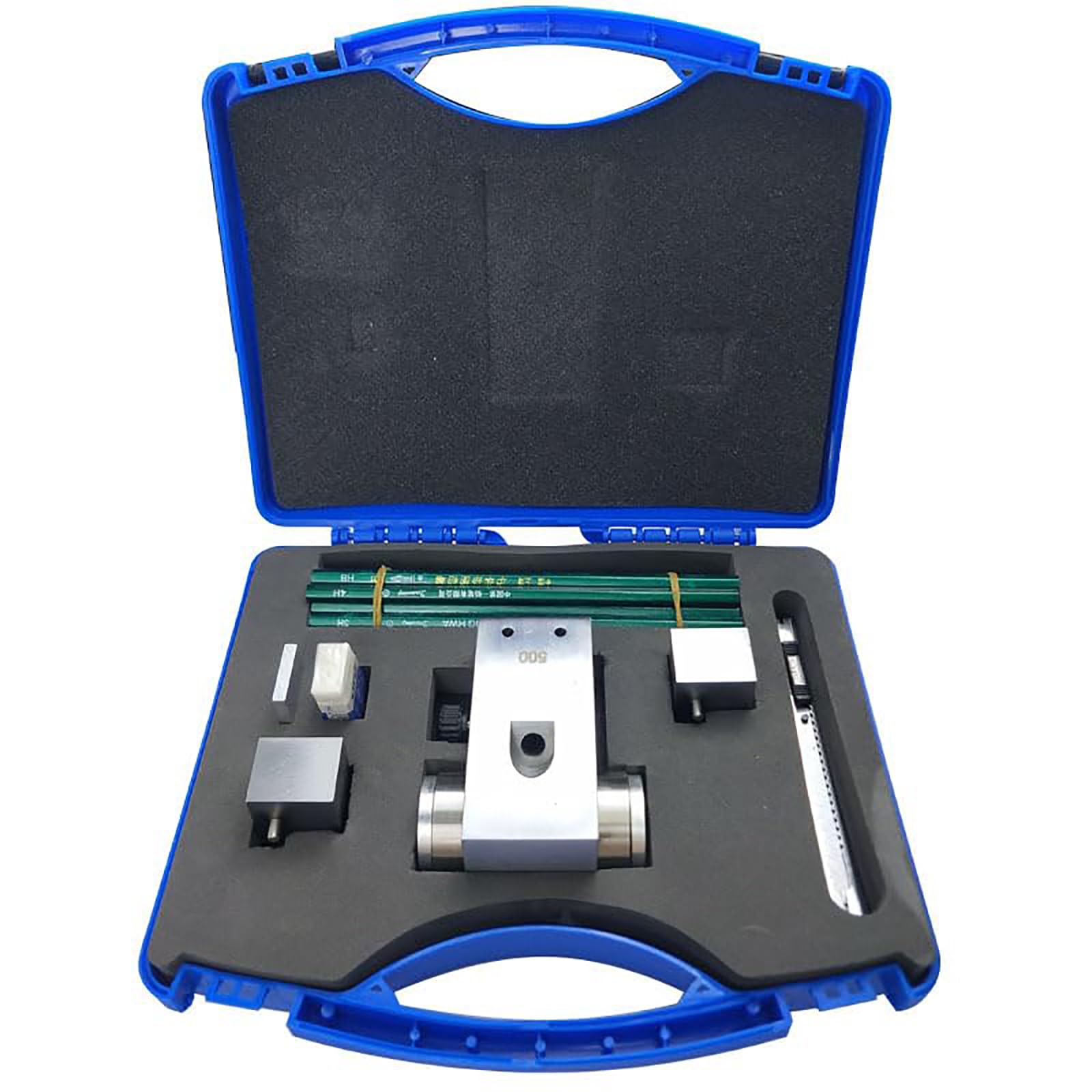 3 in 1 Bleistift Härteprüfer Kit, Beschichtungsfilm Kratztester, 45° Messwinkel, Belastung 500g/750g/1000g, Kratzfestigkeit Testen für Labor und Baustelle